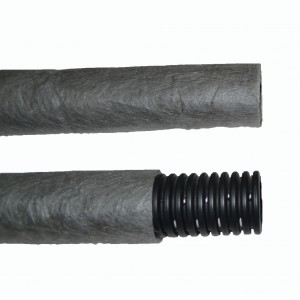 дренажная труба ПВХ гофрированная Wavin в фильтре геотекстиль Ø75 мм